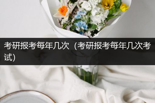 考研报考每年几次（考研报考每年几次考试）