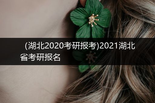 （湖北2020考研报考)2021湖北省考研报名