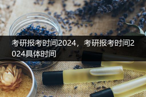 考研报考时间2024，考研报考时间2024具体时间