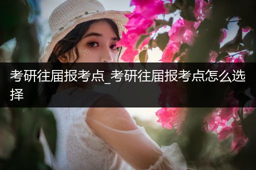 考研往届报考点_考研往届报考点怎么选择