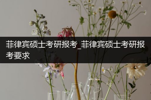 菲律宾硕士考研报考_菲律宾硕士考研报考要求