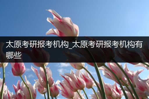 太原考研报考机构_太原考研报考机构有哪些