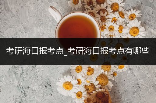 考研海口报考点_考研海口报考点有哪些