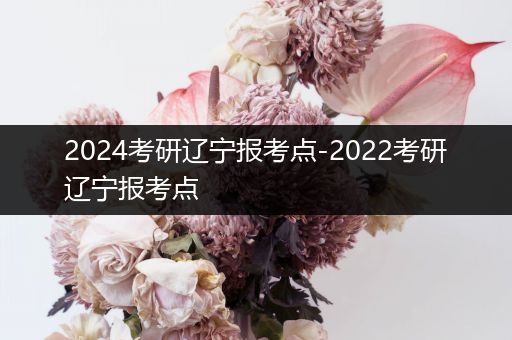 2024考研辽宁报考点-2022考研辽宁报考点