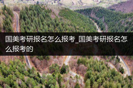 国美考研报名怎么报考_国美考研报名怎么报考的