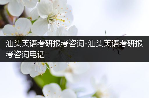 汕头英语考研报考咨询-汕头英语考研报考咨询电话