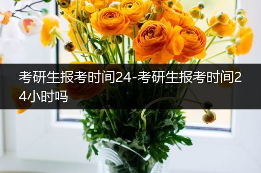 考研生报考时间24-考研生报考时间24小时吗