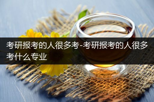 考研报考的人很多考-考研报考的人很多考什么专业