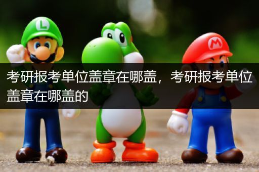 考研报考单位盖章在哪盖，考研报考单位盖章在哪盖的