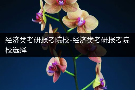 经济类考研报考院校-经济类考研报考院校选择